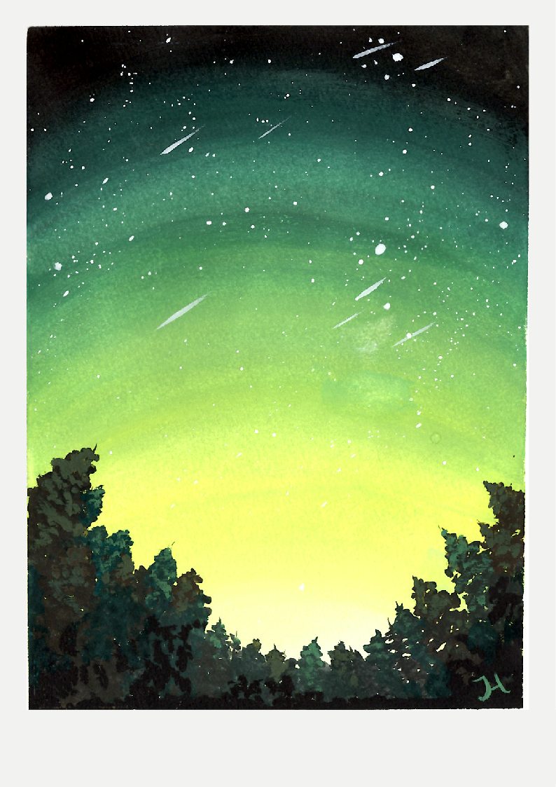 10 Days of Relaxing Gouache Landscapes - image 3 - student project