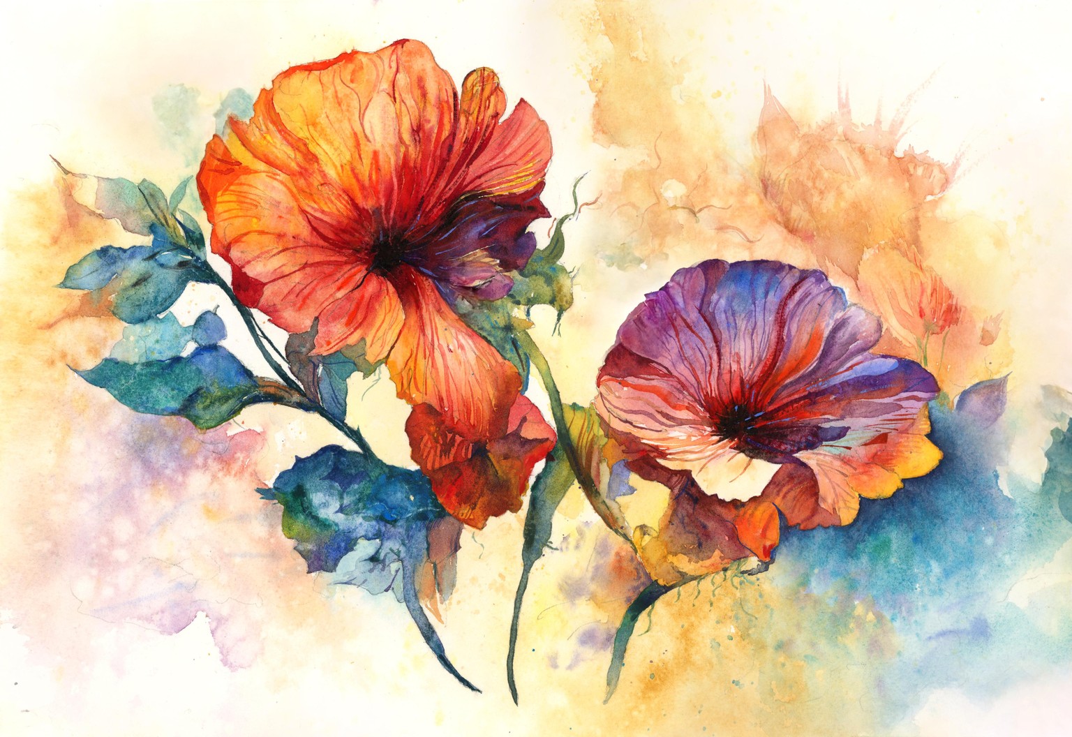 My Floral Watercolour Class - image 1 - student project