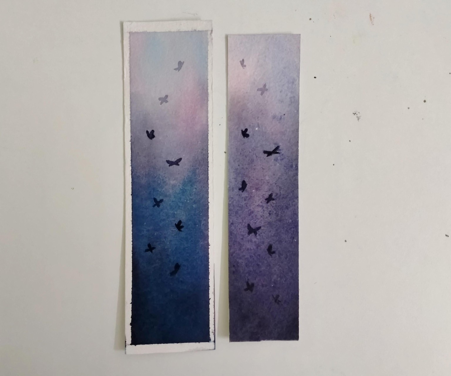 watercolor backgrounds using glazing - image 1 - student project