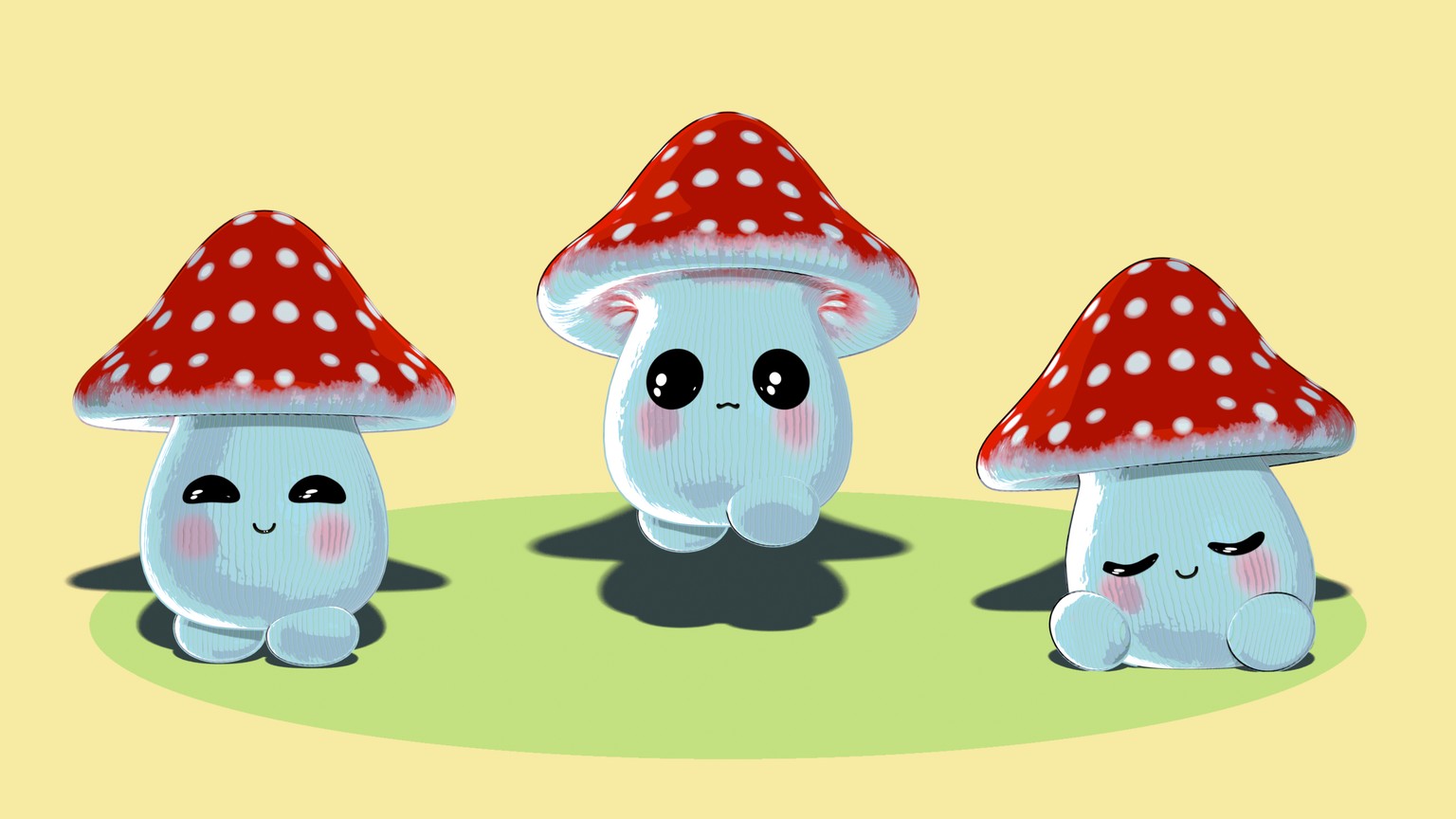 Fantasy Mushroom Character - image 1 - student project
