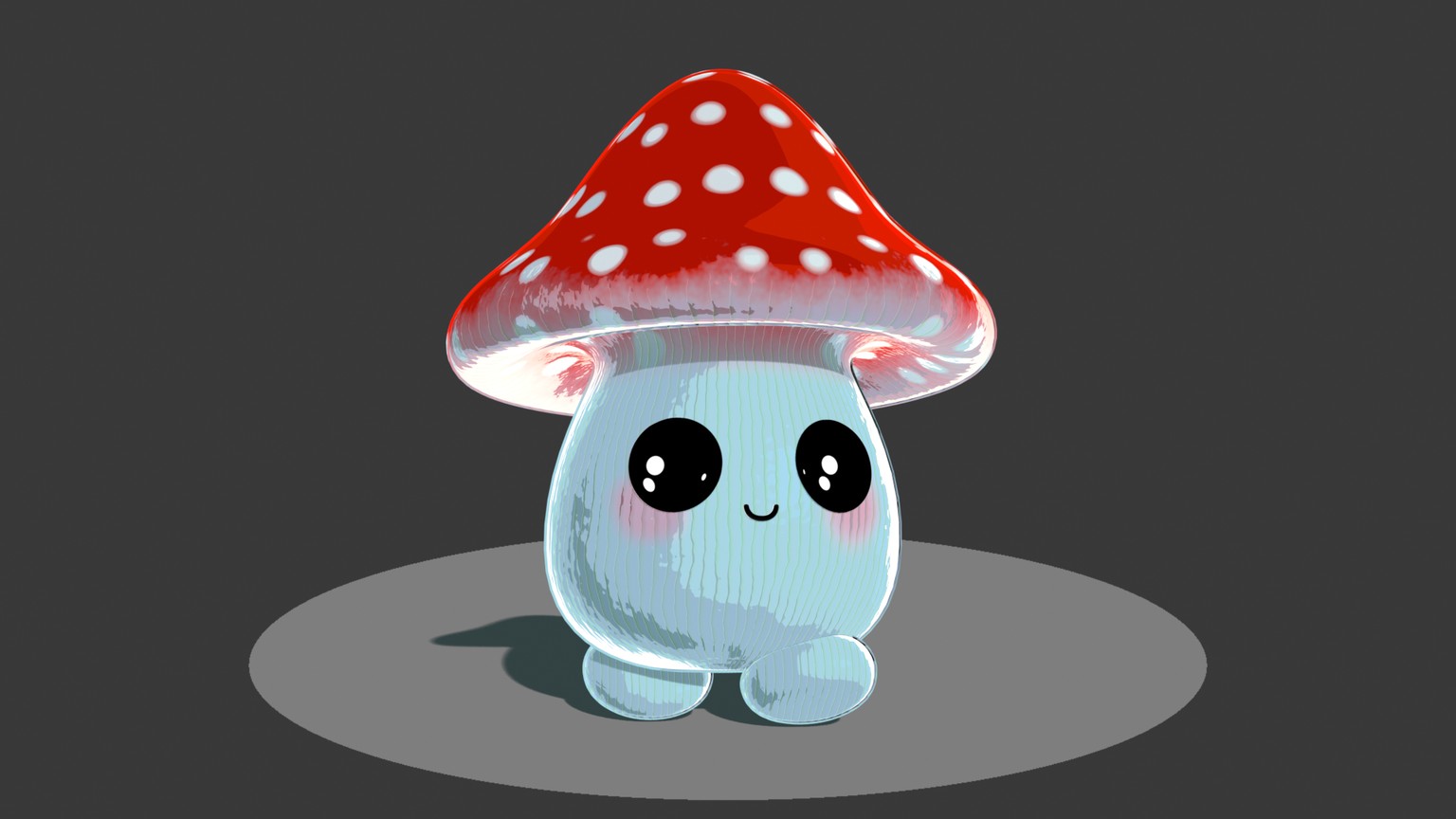 Fantasy Mushroom Character - image 3 - student project