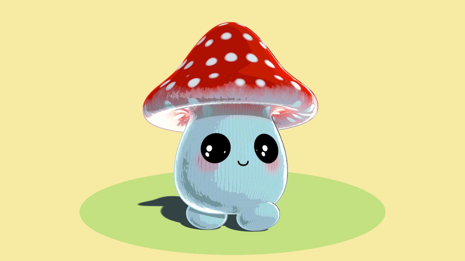 Fantasy Mushroom Character - image 2 - student project