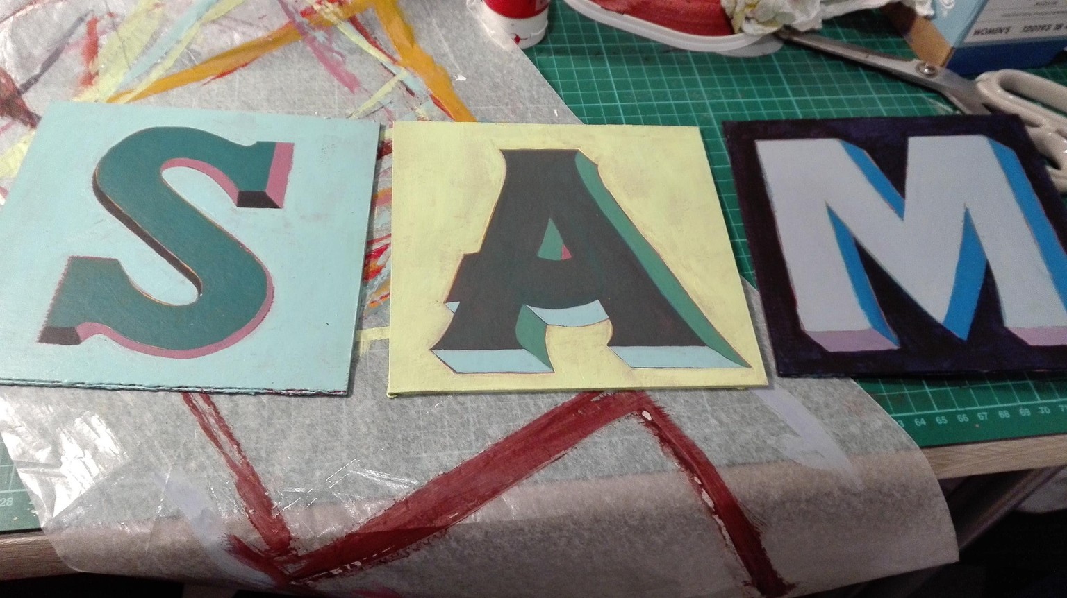 Painted Type - image 6 - student project