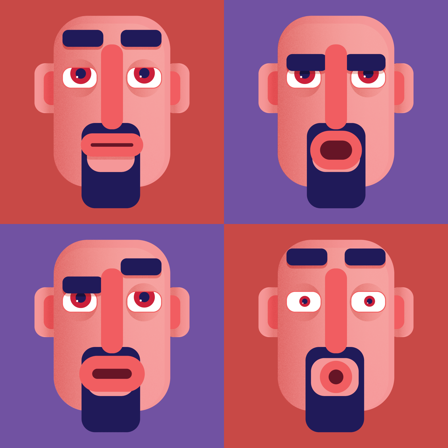 Four Flat Guys - image 1 - student project