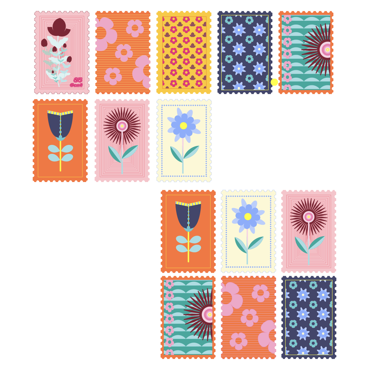 Simple Geometric Shapes in Adobe Illustrator CC - image 2 - student project