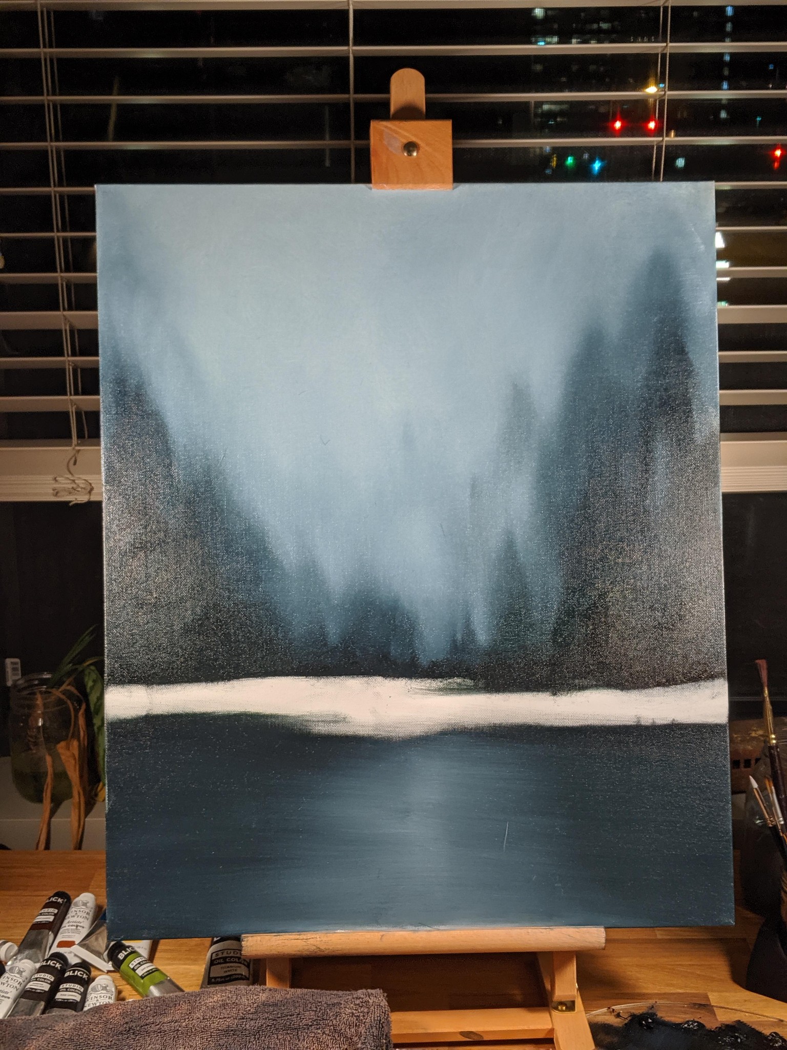 Painting my 'Deepquiet Stillness' - image 4 - student project