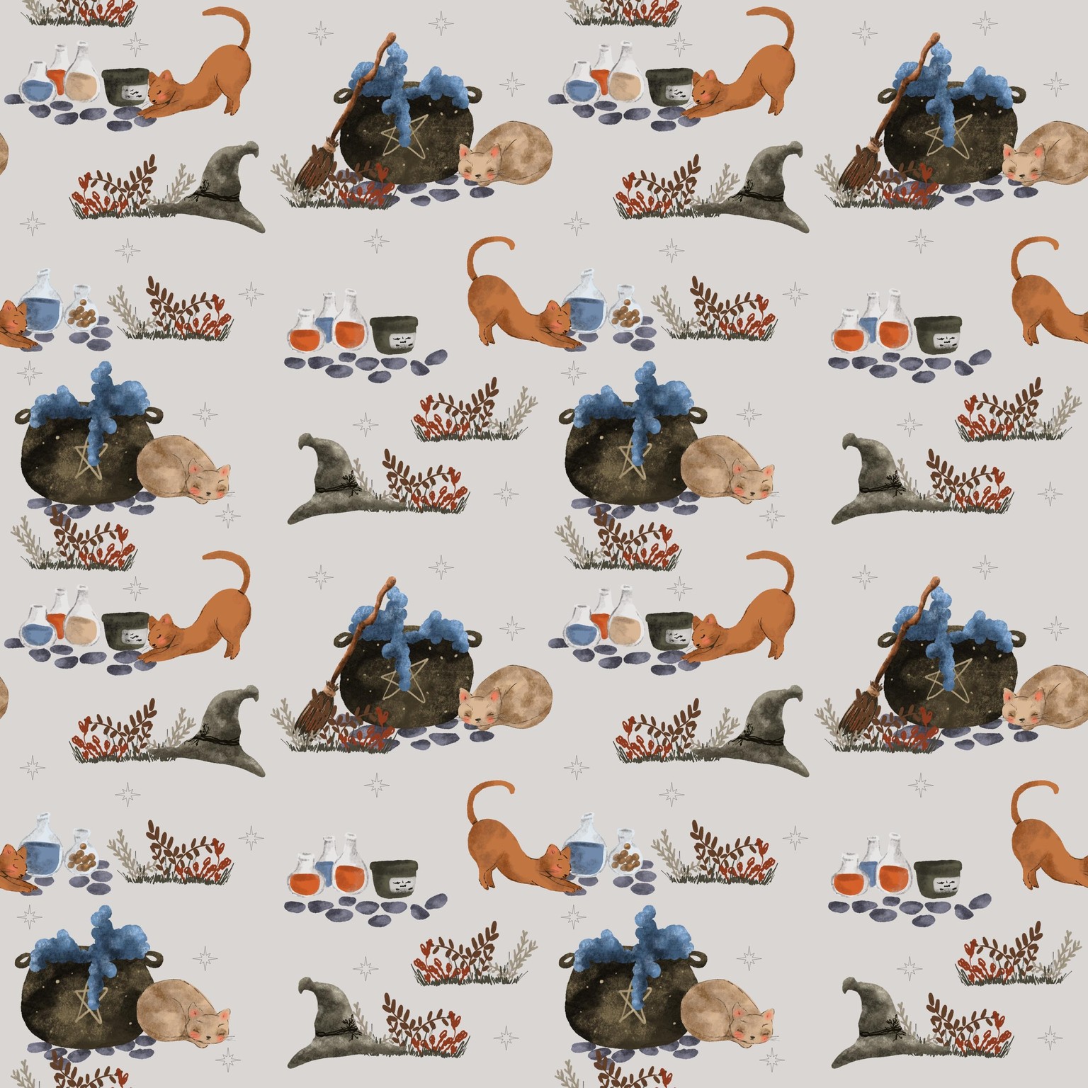 Pattern collection - Witchcraft and shop - image 1 - student project