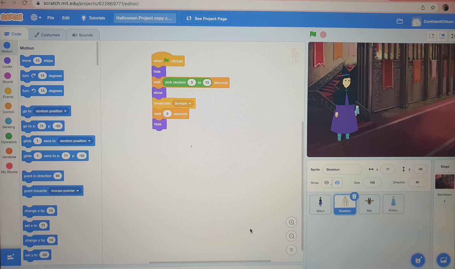 A Spooky Halloween! - image 1 - student project