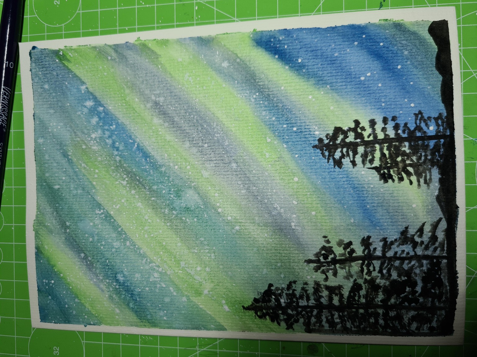 Watercolor Sunsets - image 2 - student project