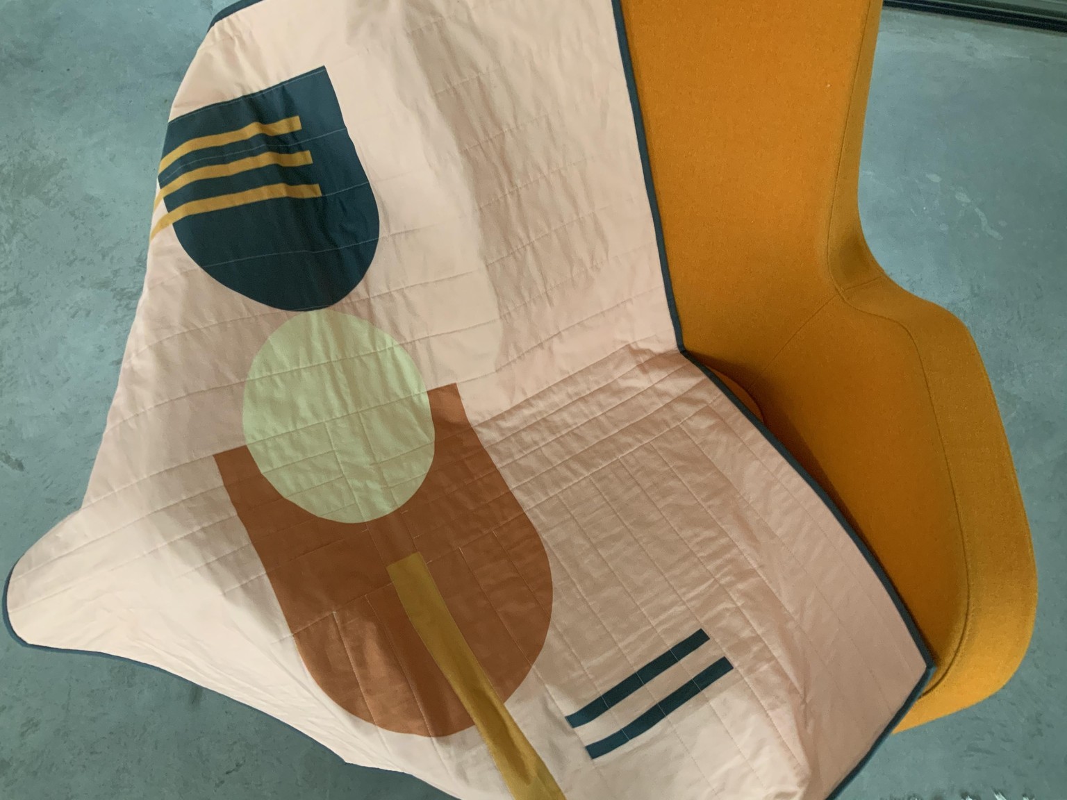 My very first home-designed quilt! - image 2 - student project