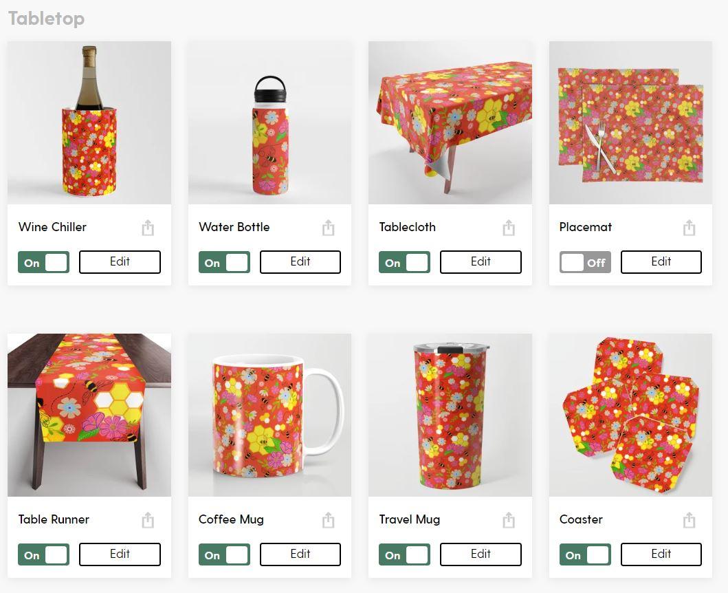 Using templates to reduce workflow for Society6 uploads - image 1 - student project