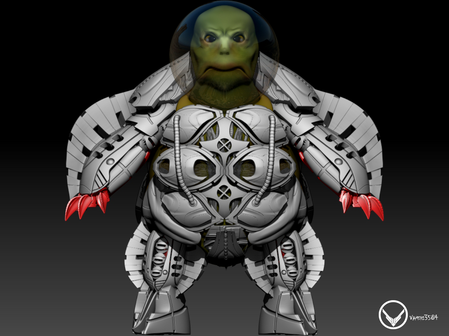 sci fi turtle - image 2 - student project
