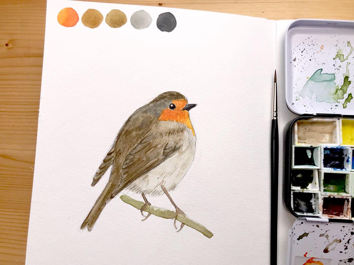 Drawing And Painting Birds - image 2 - student project