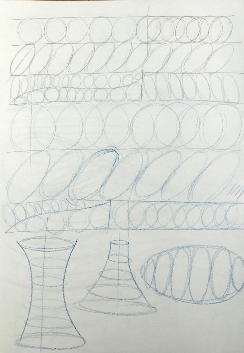 Sketching nature exercises + demos - image 2 - student project