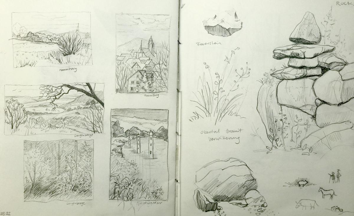 Sketching nature exercises + demos - image 27 - student project