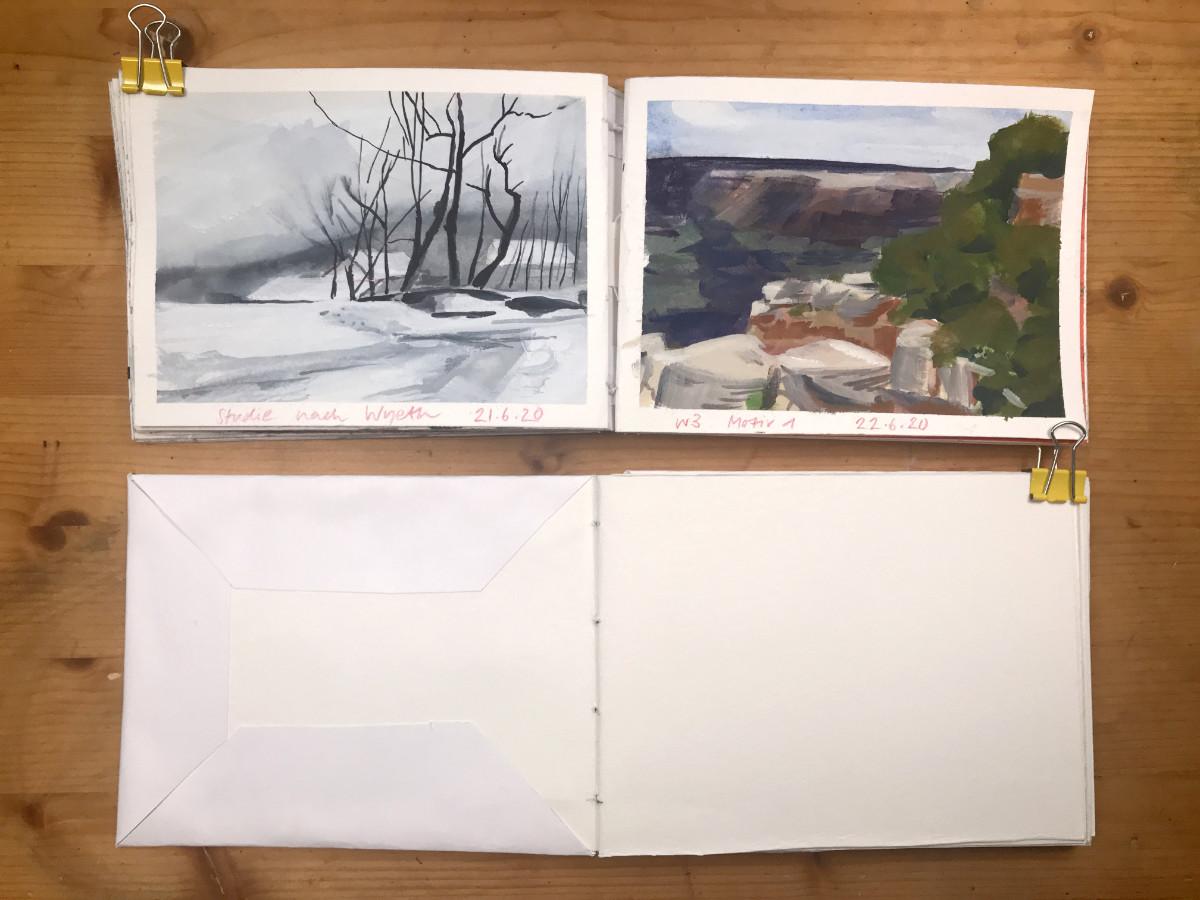 Different self-made sketchbooks - image 2 - student project
