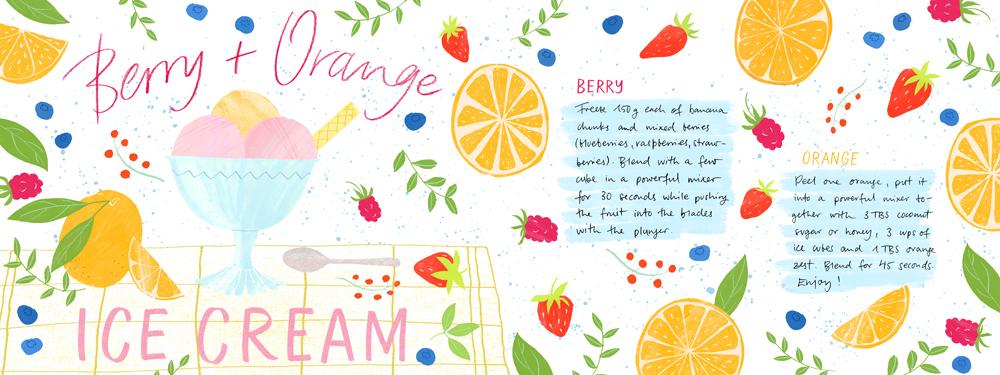 Berry + Orange Ice Cream - image 4 - student project