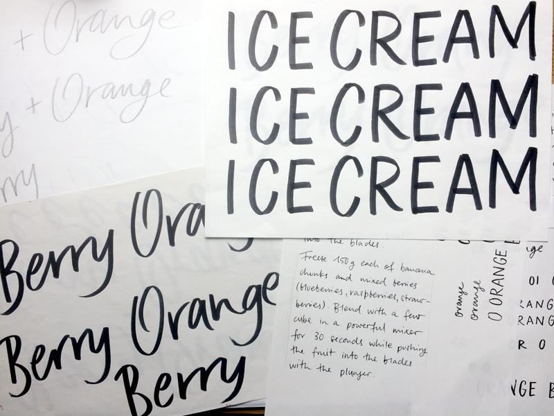 Berry + Orange Ice Cream - image 3 - student project