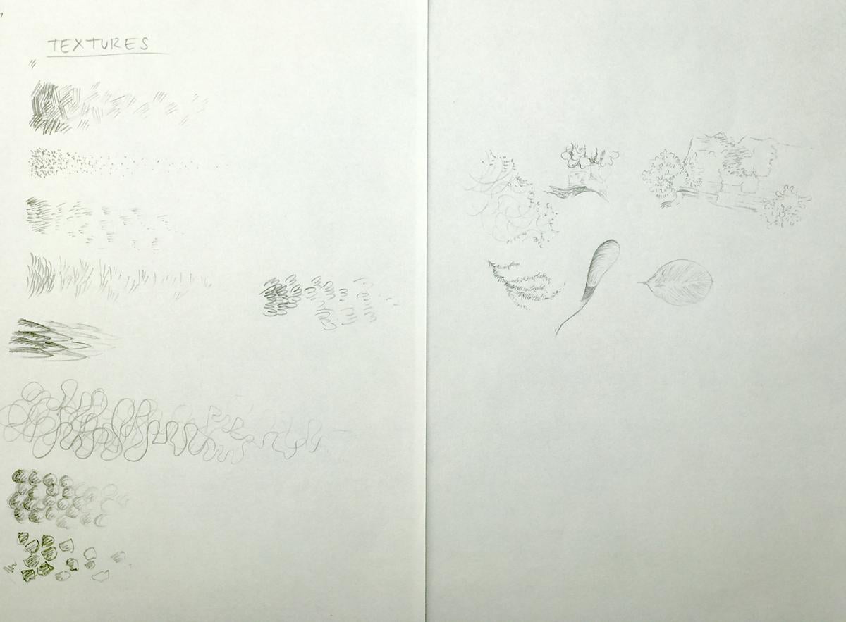 Sketching nature exercises + demos - image 13 - student project