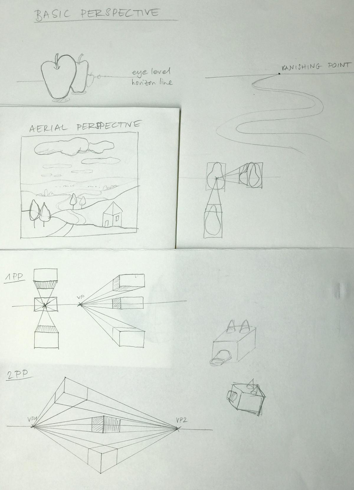 Sketching nature exercises + demos - image 9 - student project