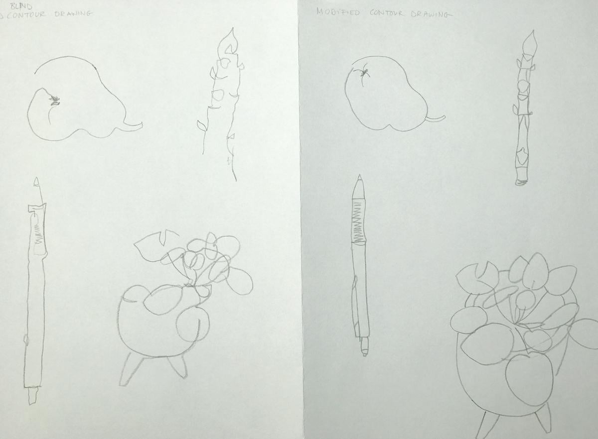 Sketching nature exercises + demos - image 4 - student project