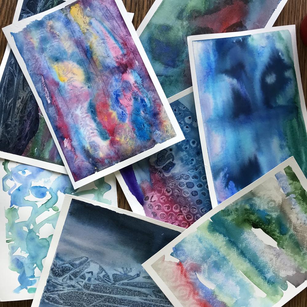 Playing around with Watercolor Textures - image 1 - student project