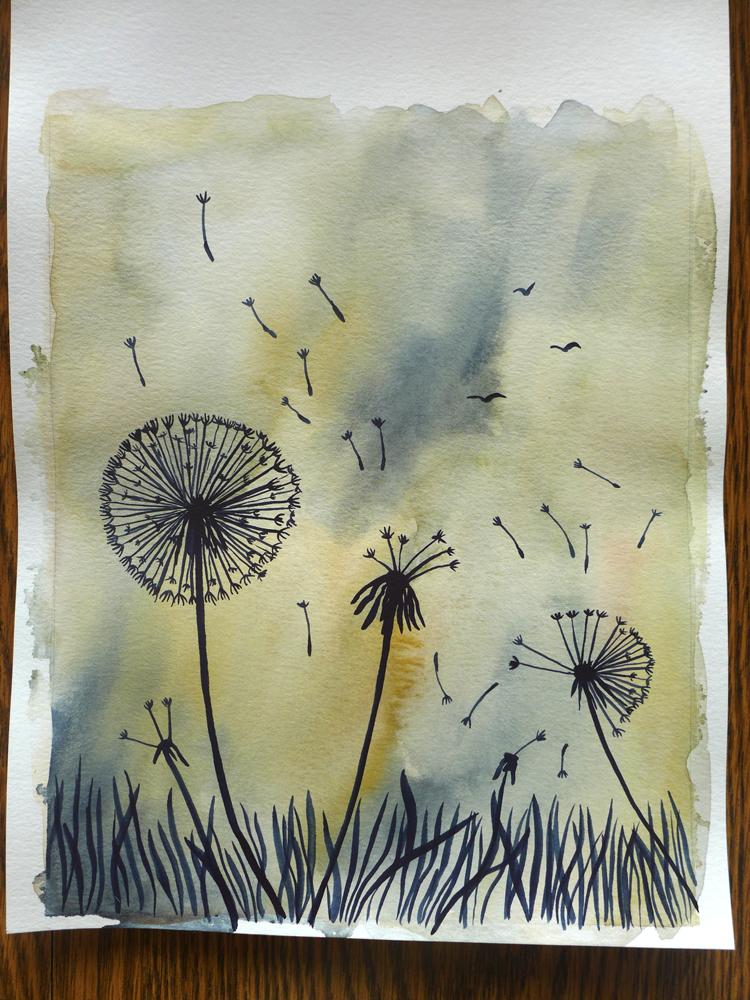 Botanical Watercolor Illustrations - image 1 - student project