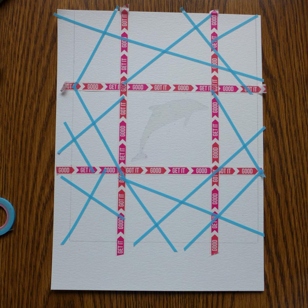 Watercolor with Washi Tape - image 1 - student project