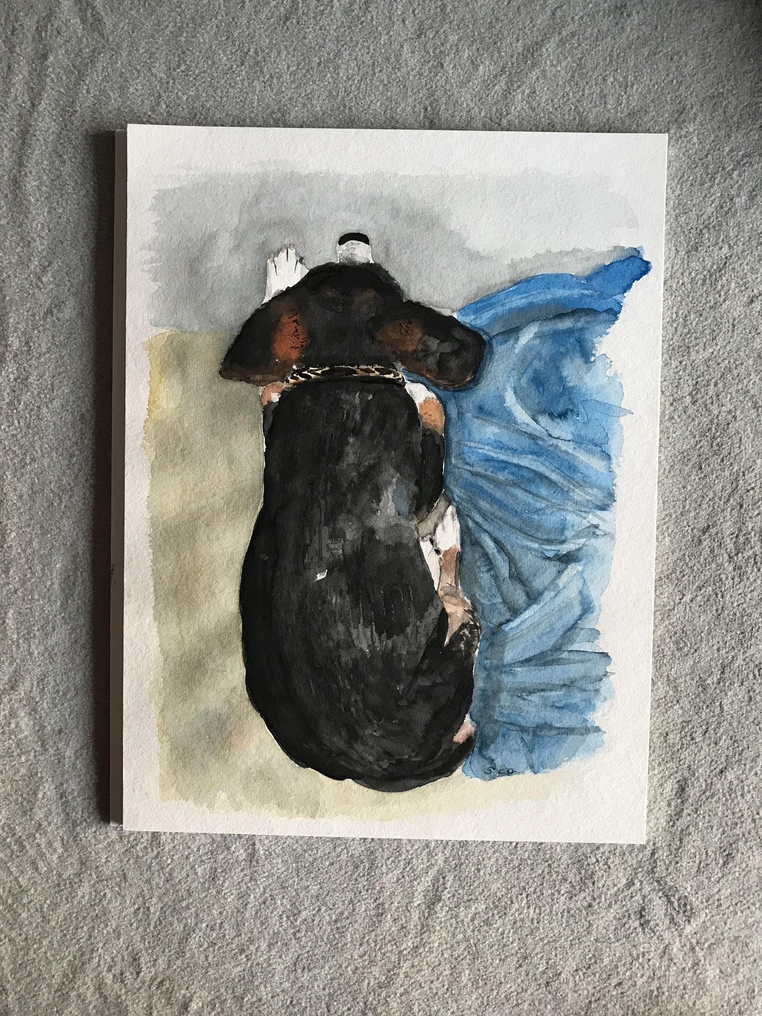 Birds Eye View Watercolor - image 2 - student project