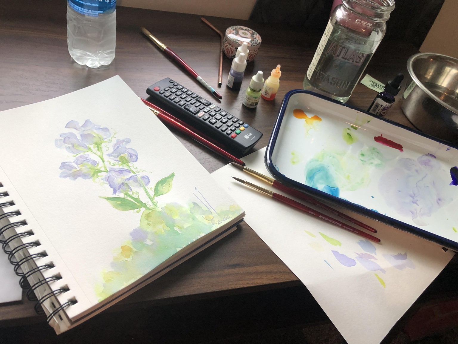 My take on Sweet Peas - image 2 - student project