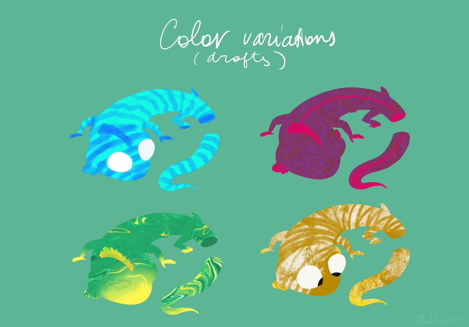 Shocked Lizard - image 2 - student project
