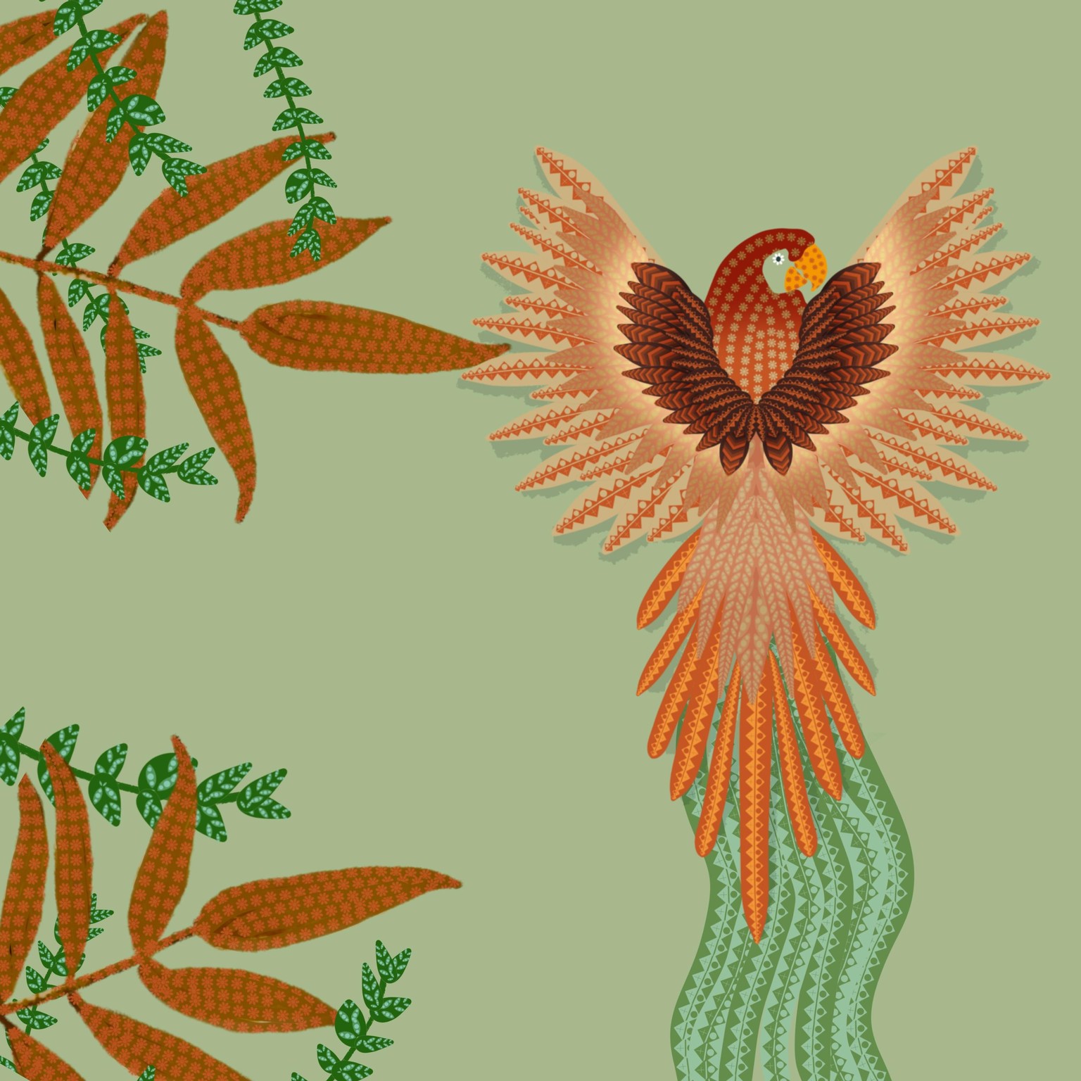 Floral pattern - image 1 - student project