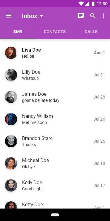 Messaging app - image 2 - student project