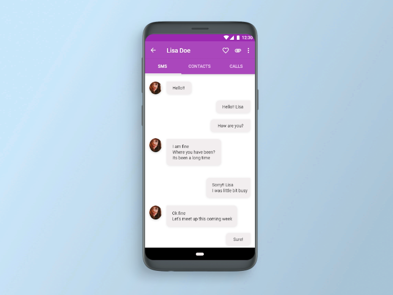 Messaging app - image 5 - student project
