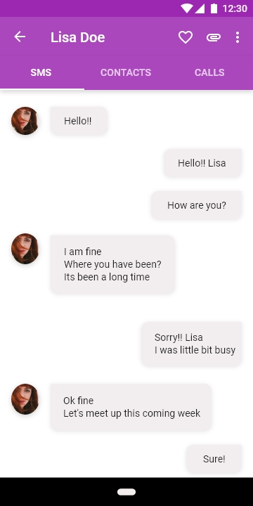 Messaging app - image 4 - student project