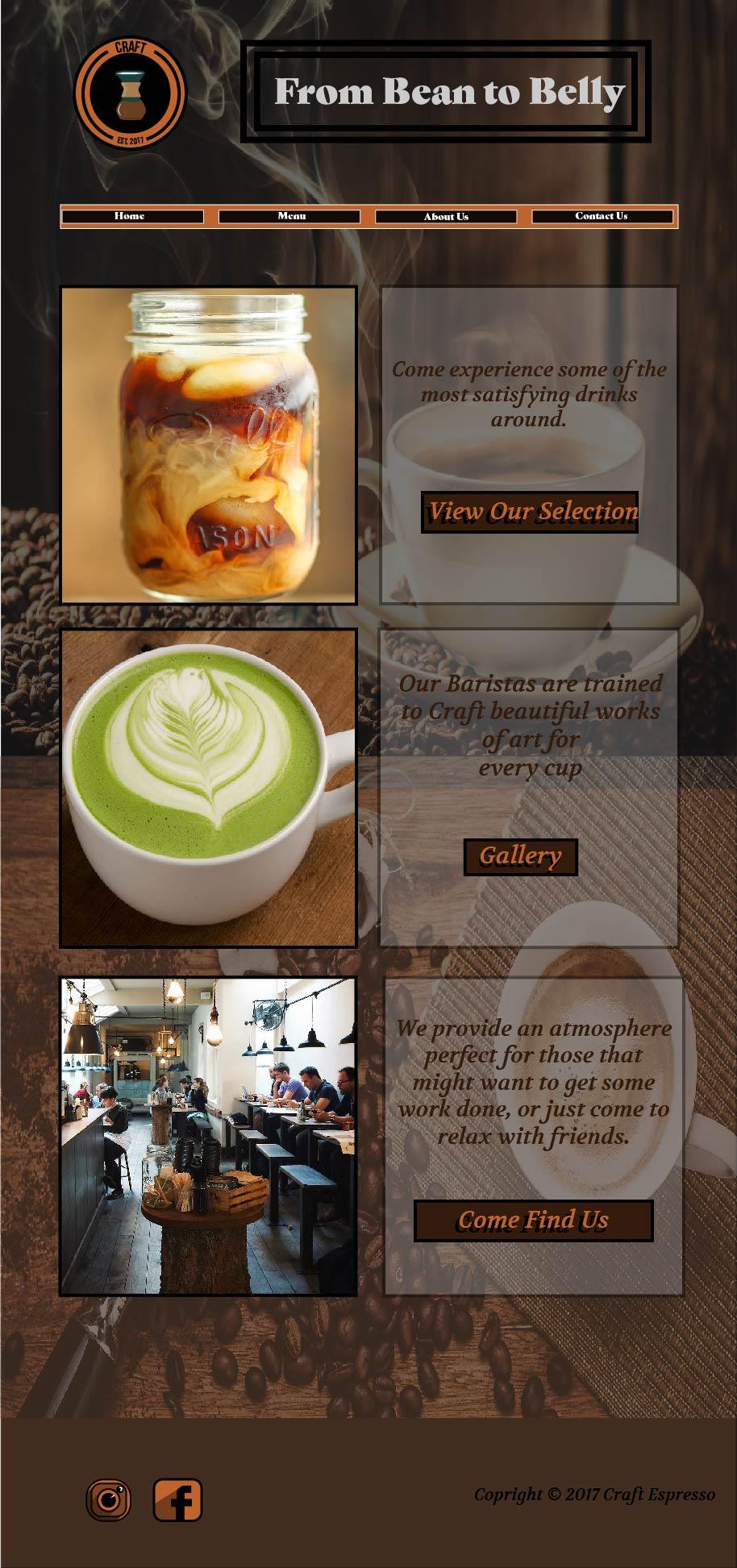 Craft Espresso - image 2 - student project