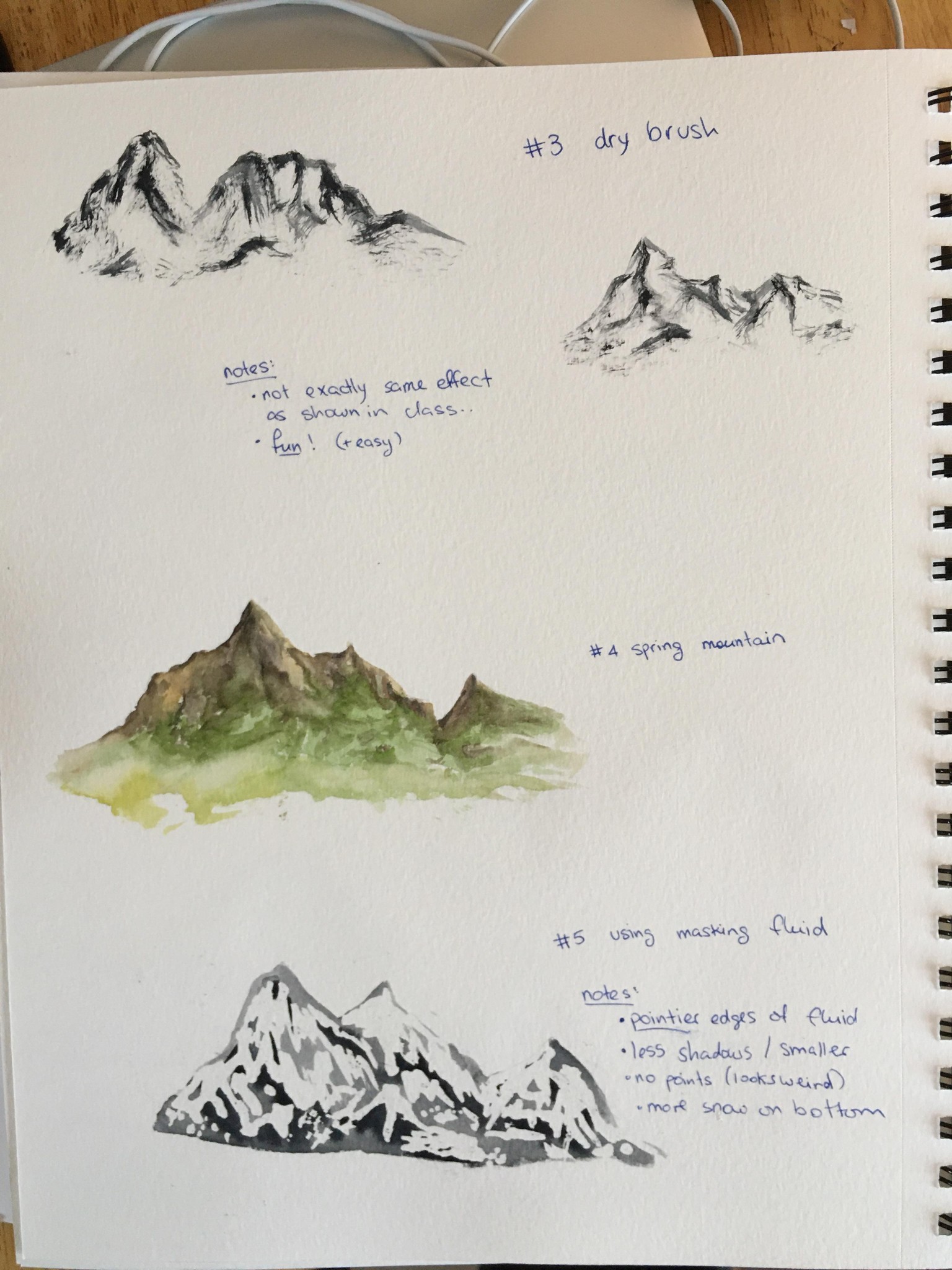 Mountains exercises - image 2 - student project
