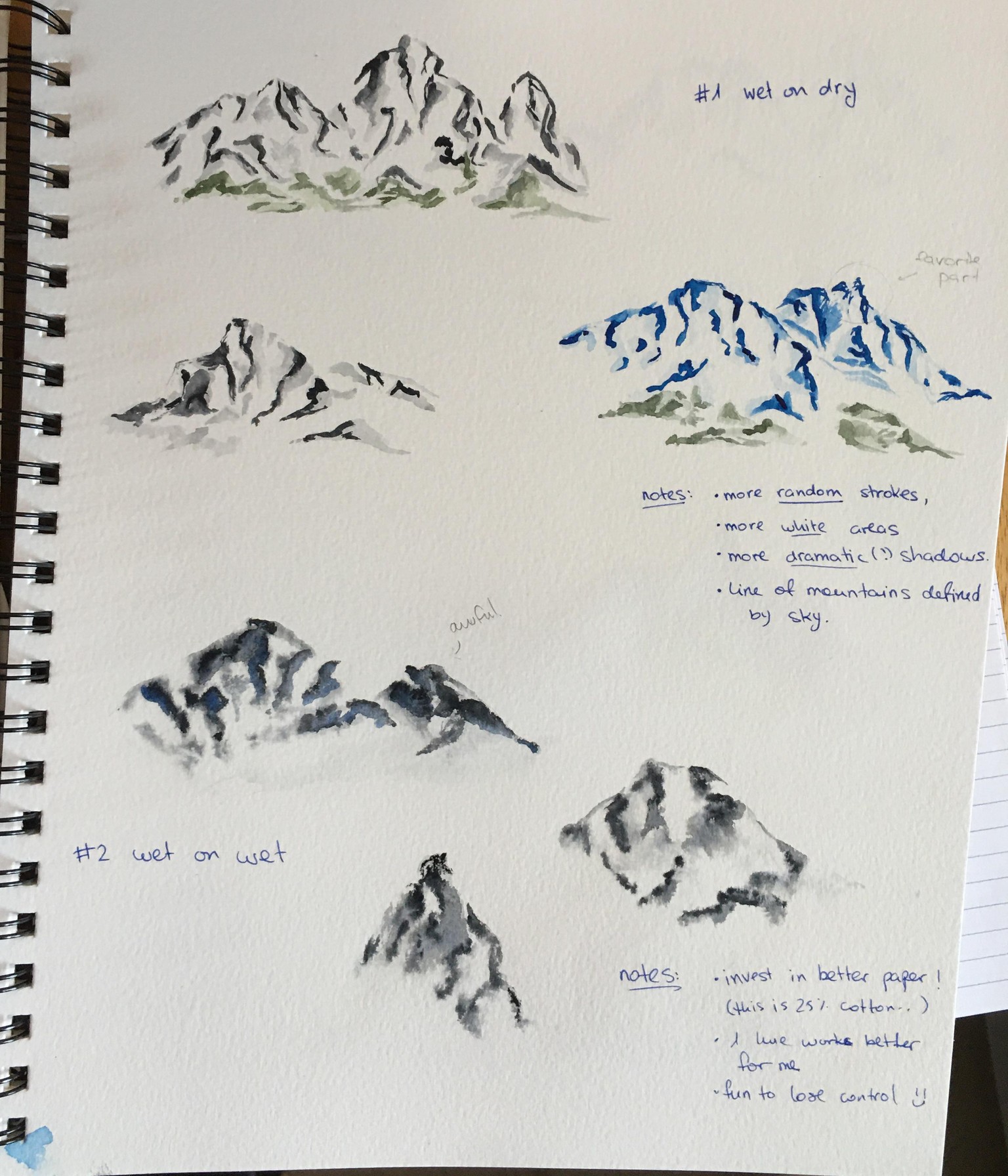 Mountains exercises - image 1 - student project