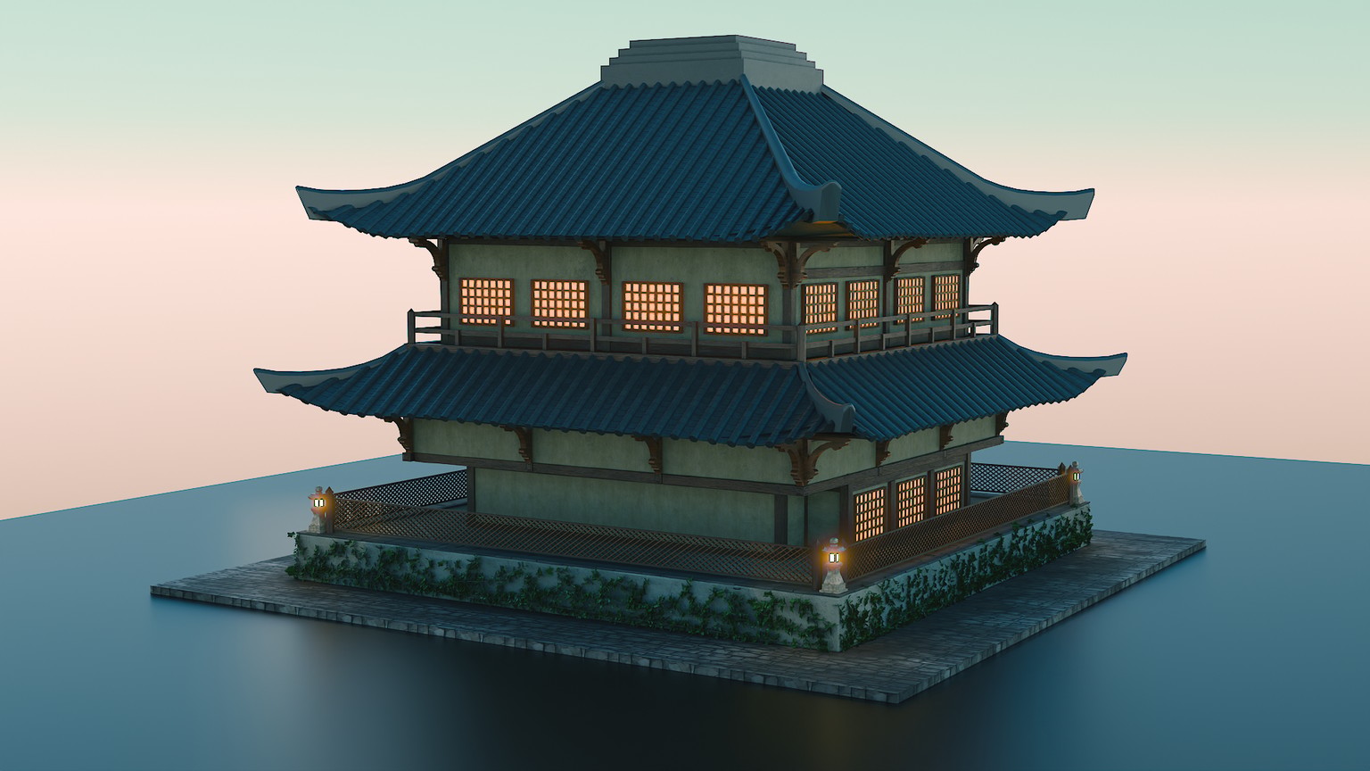 Japanese temple - image 3 - student project