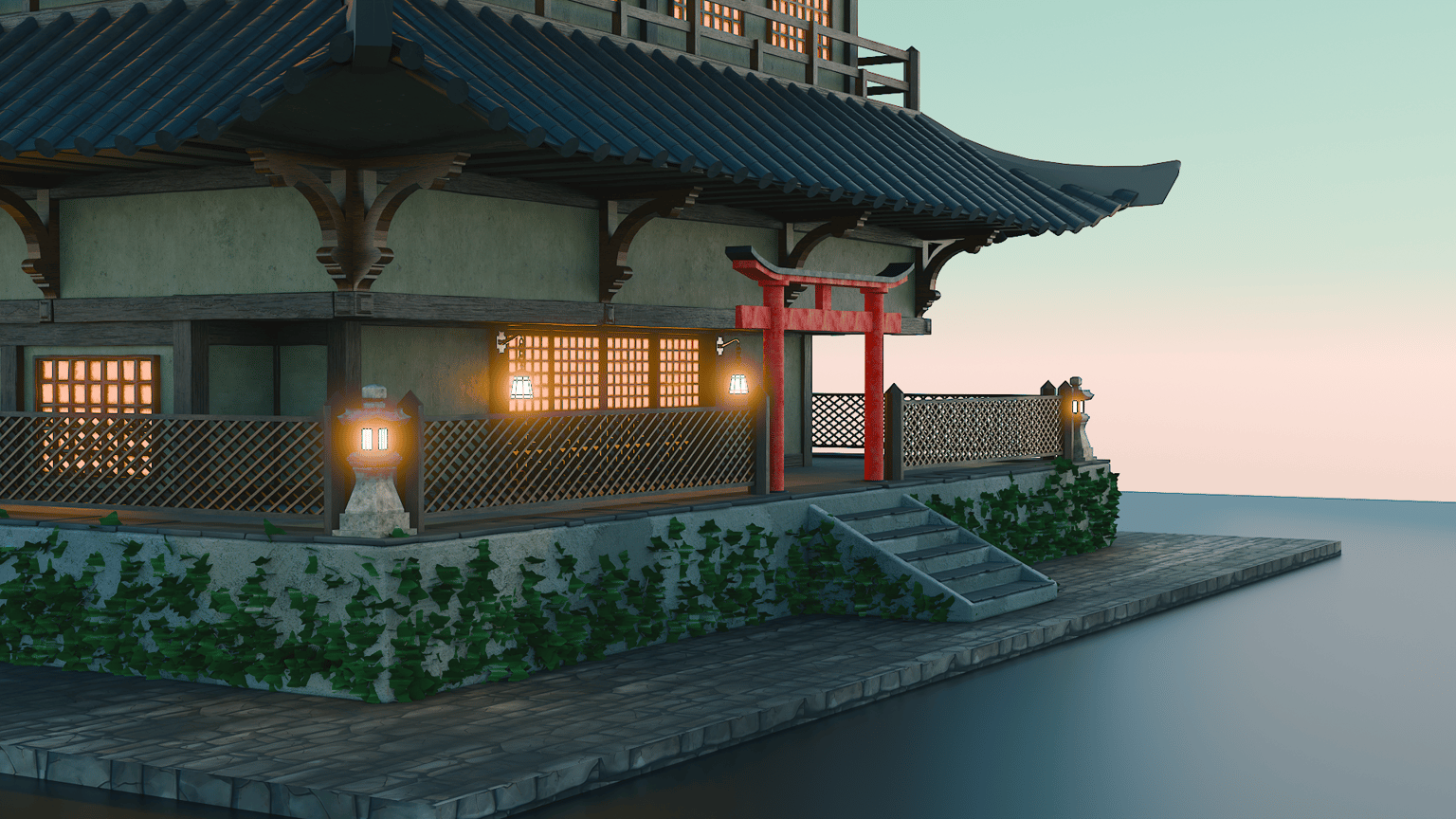 Japanese temple - image 5 - student project