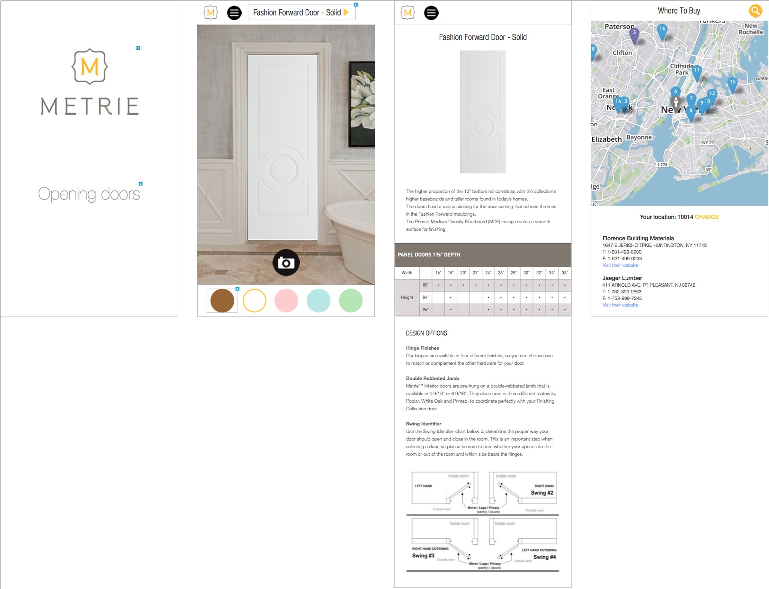 Metrie Door App - image 3 - student project