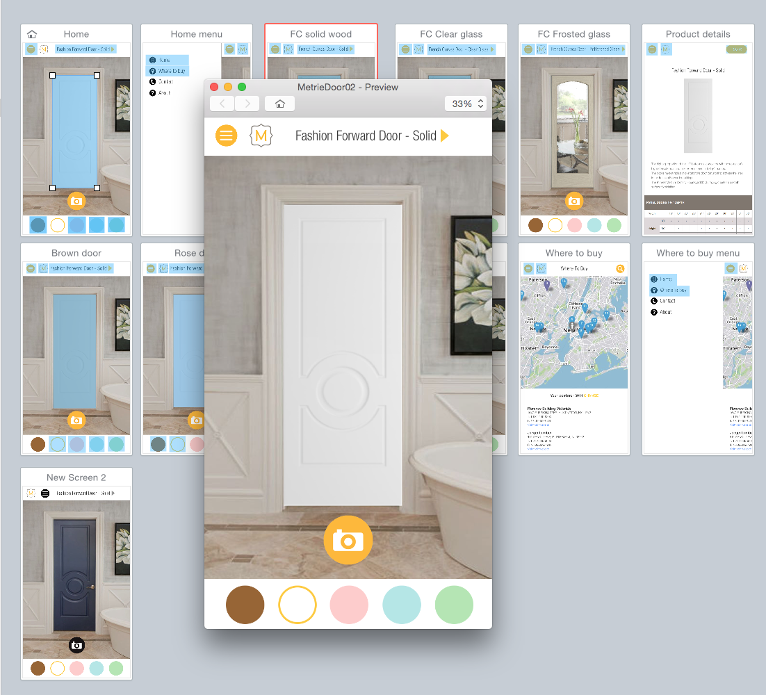 Metrie Door App - image 7 - student project