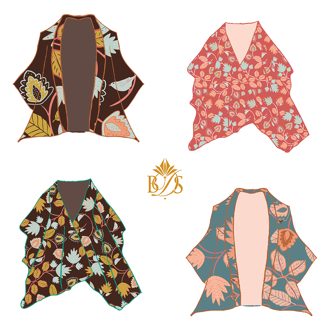 Boho Birds Floral - image 1 - student project
