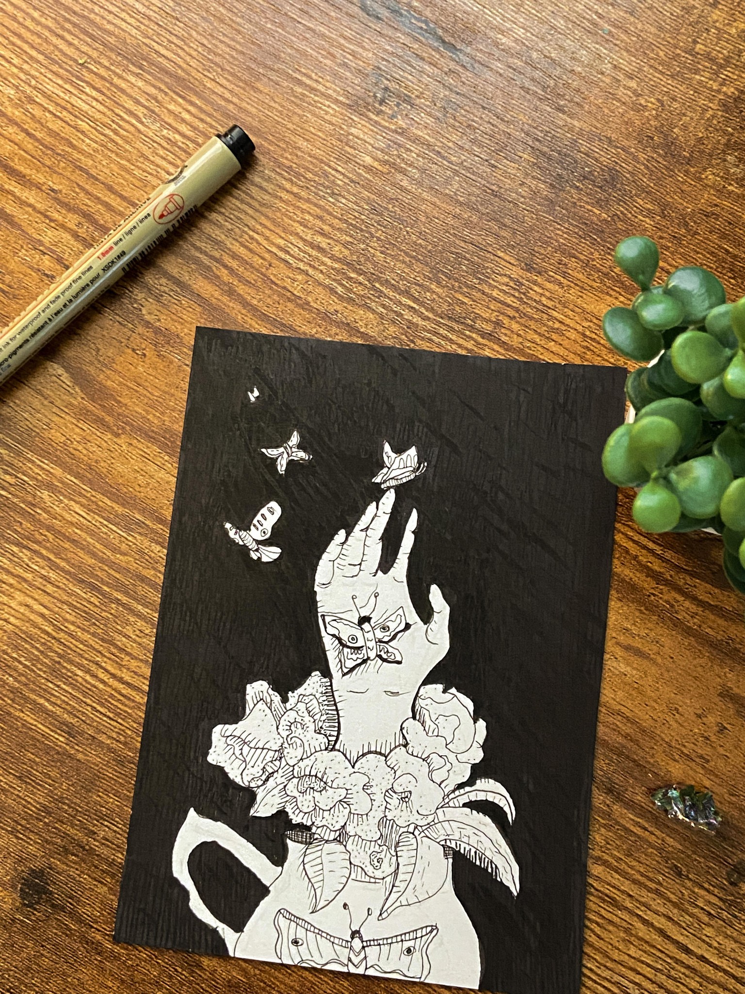 Ink Decoration for Halloween - image 2 - student project