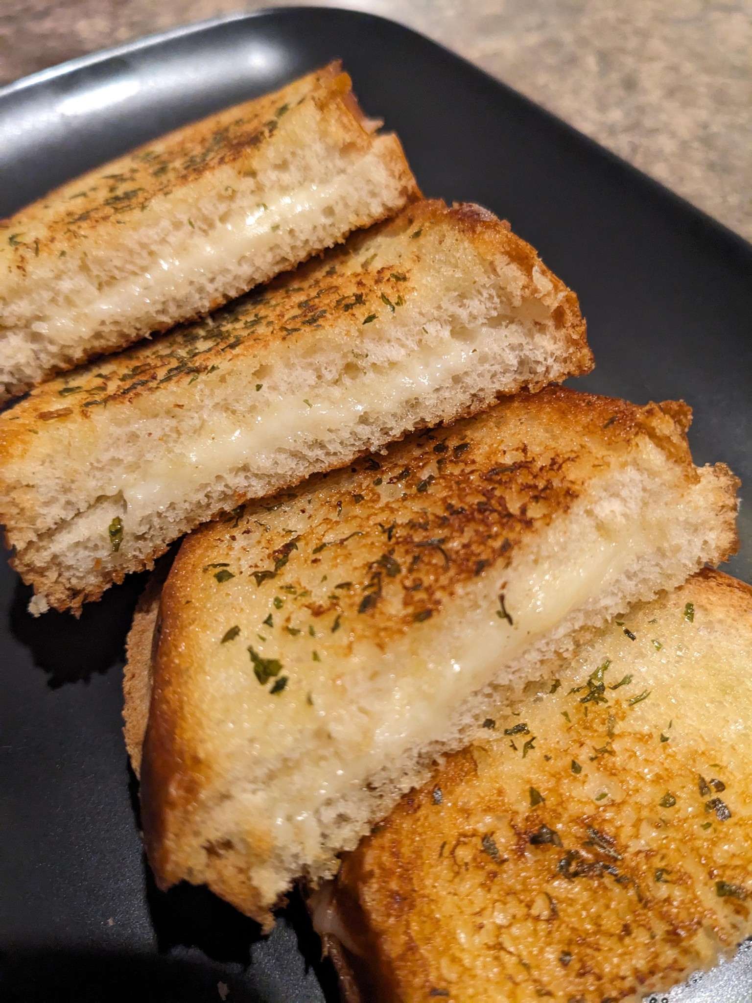 Parsley grilled cheese - image 1 - student project