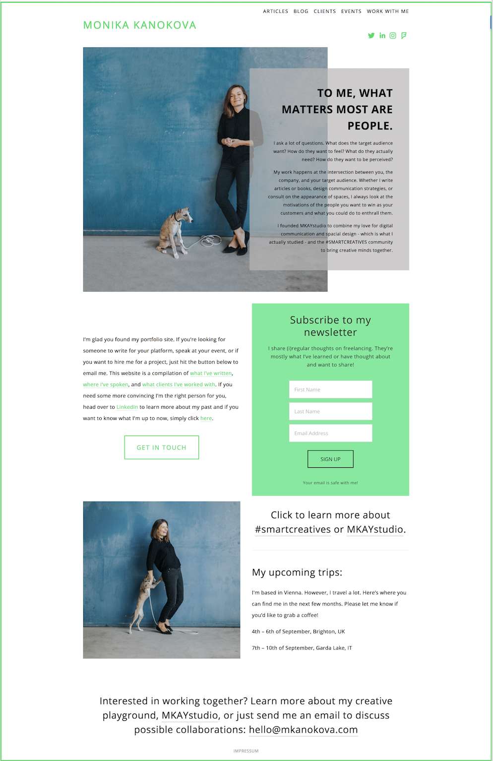 My three websites - image 2 - student project