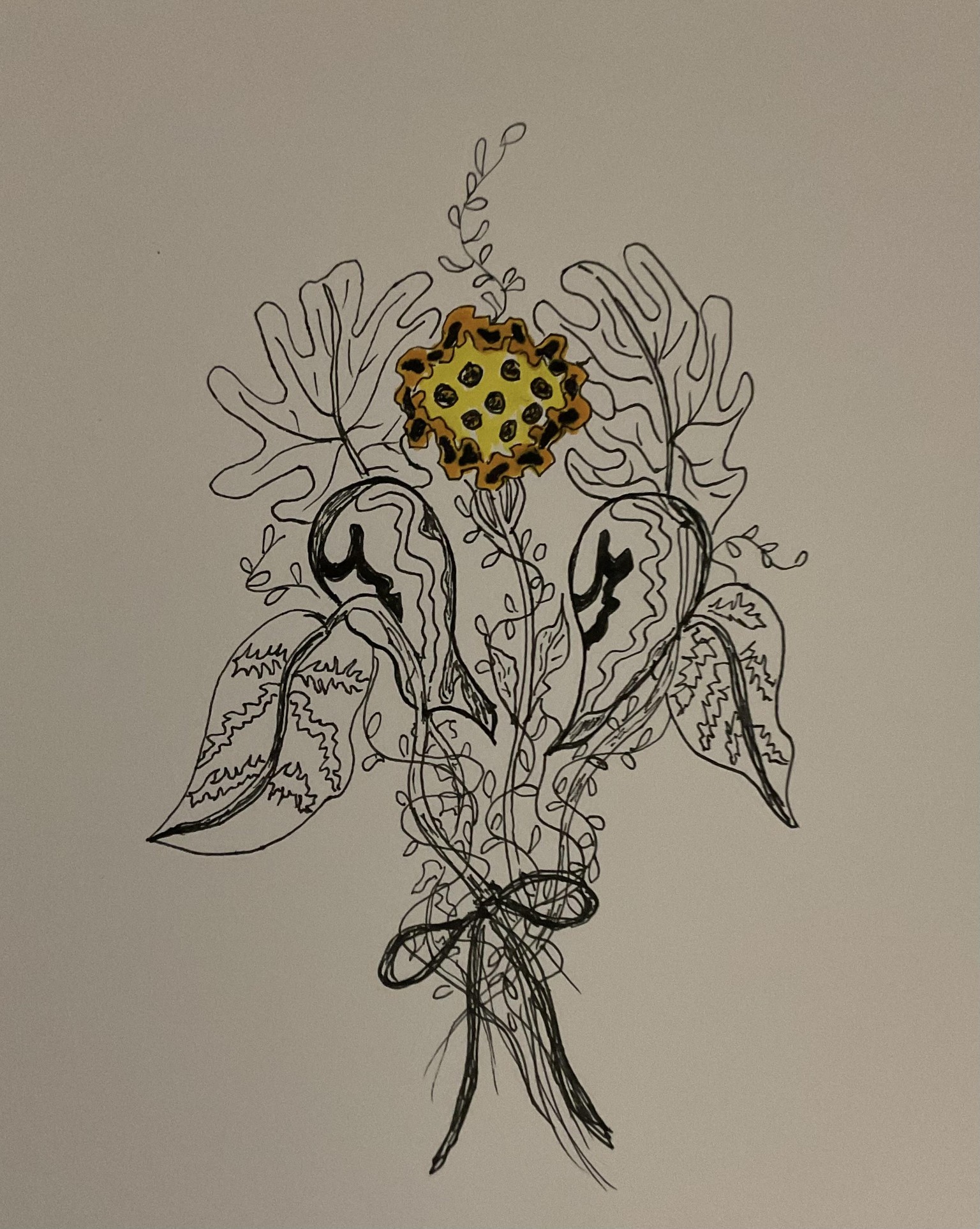 Drawing Plants and Leaves…My imaginary Drawing - image 1 - student project