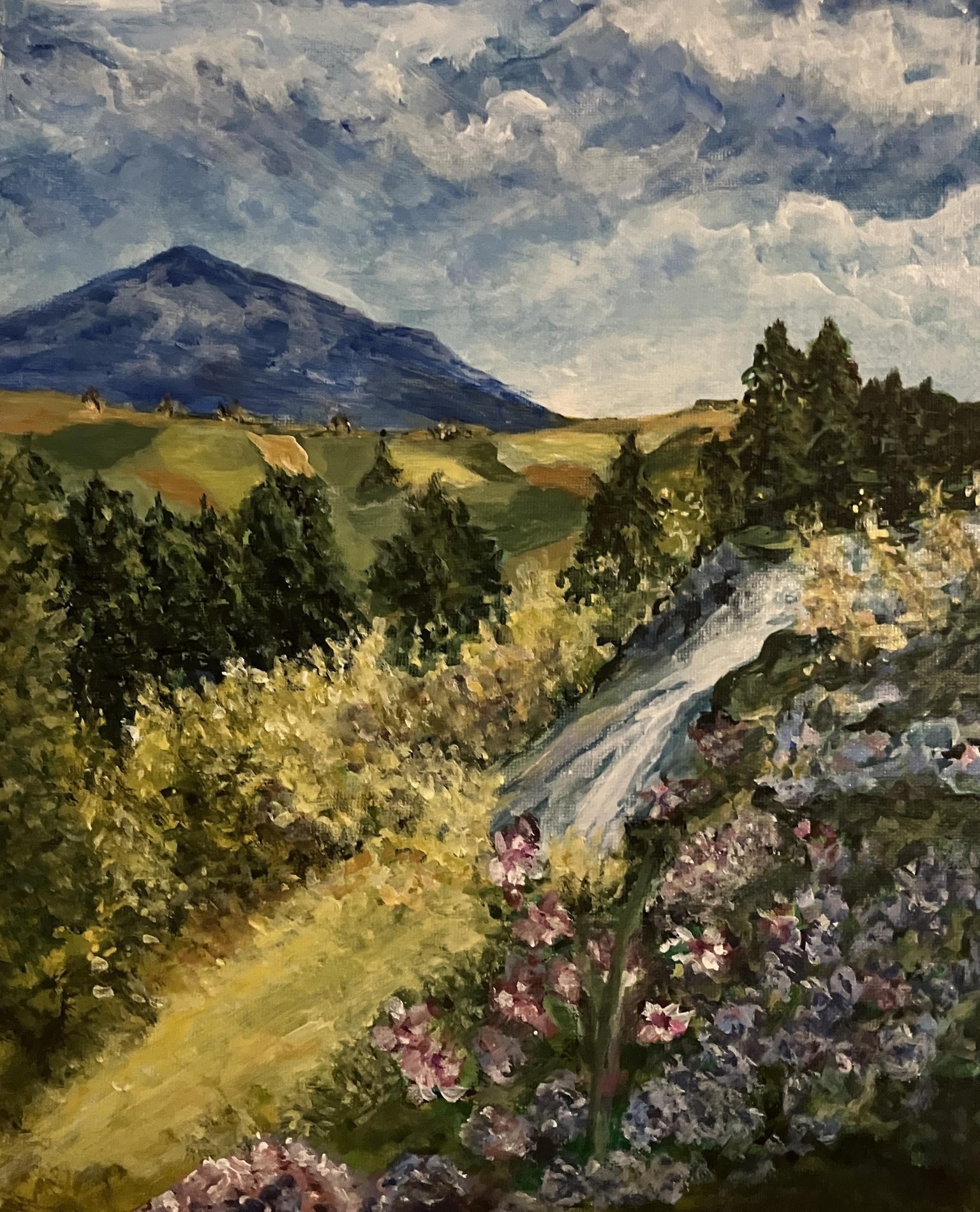 Paint a Loose Landscape in Acrylic - image 1 - student project