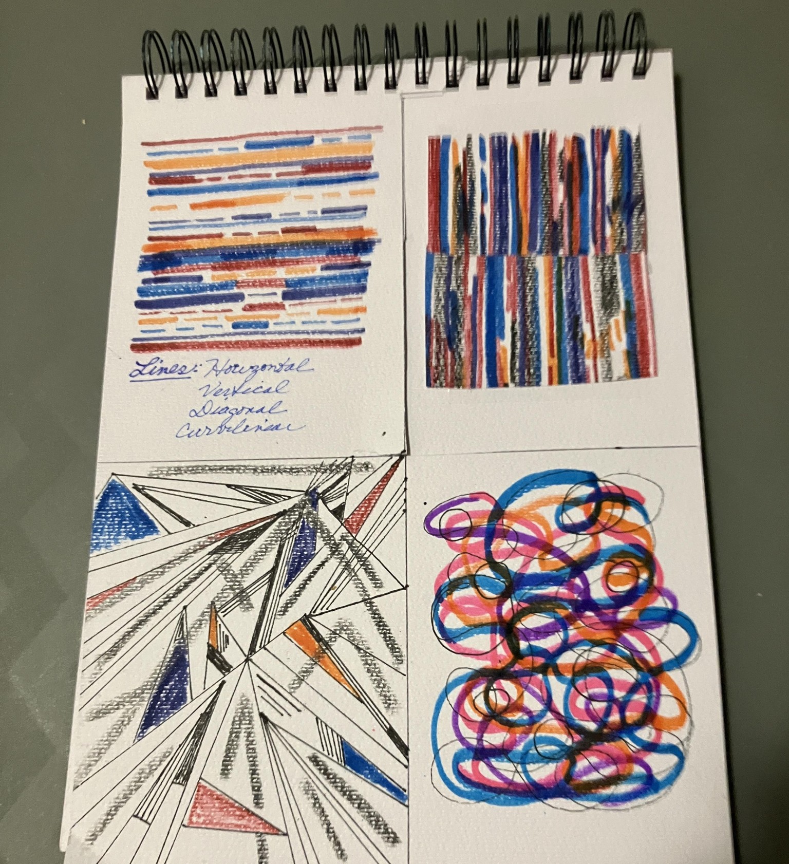 LINES: 4 line type to practice by Sue Zeller - image 1 - student project