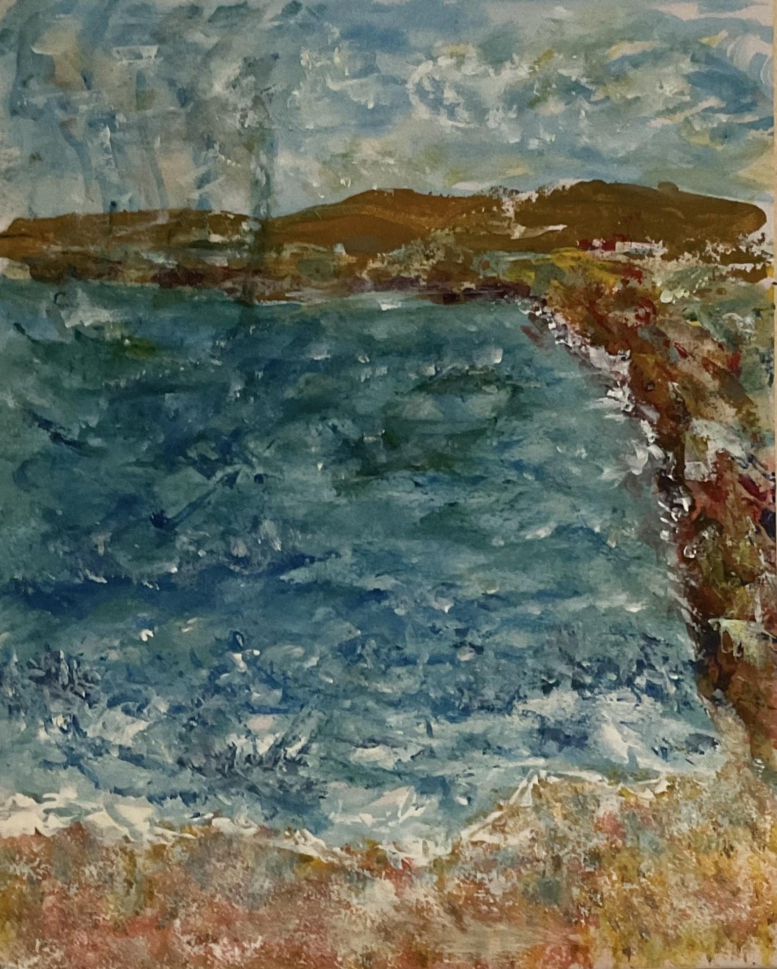 Introduction to Abstract Painting: Building Layers with Acrylic Techniques - image 1 - student project